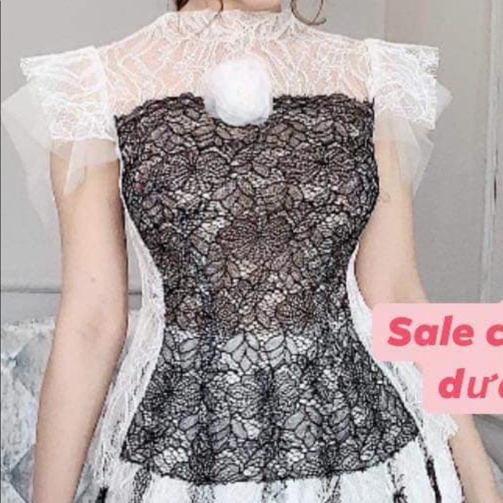 Top and skirt lace